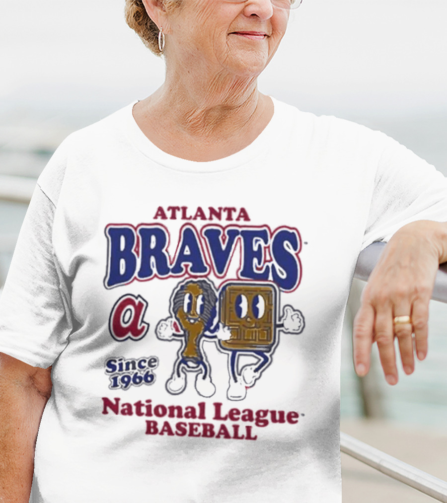 Atlanta Braves Cooperstown Collection Since 1966 National League Baseball T-Shirt