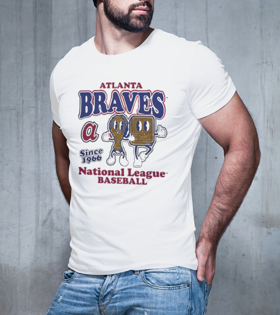 Atlanta Braves Cooperstown Collection Since 1966 National League Baseball T-Shirt