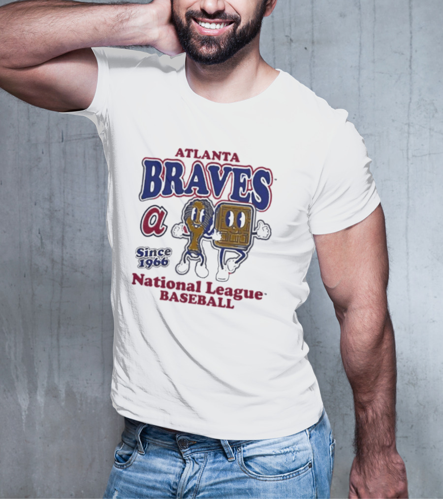 Atlanta Braves Cooperstown Collection Since 1966 National League Baseball T-Shirt