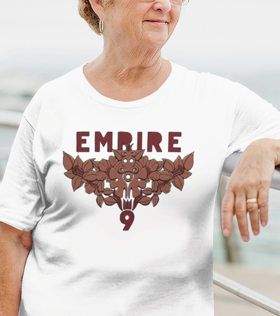 Empire 9 Washeado Khaki Floral T-Shirt