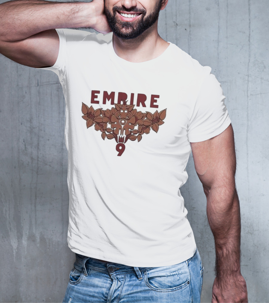 Empire 9 Washeado Khaki Floral T-Shirt