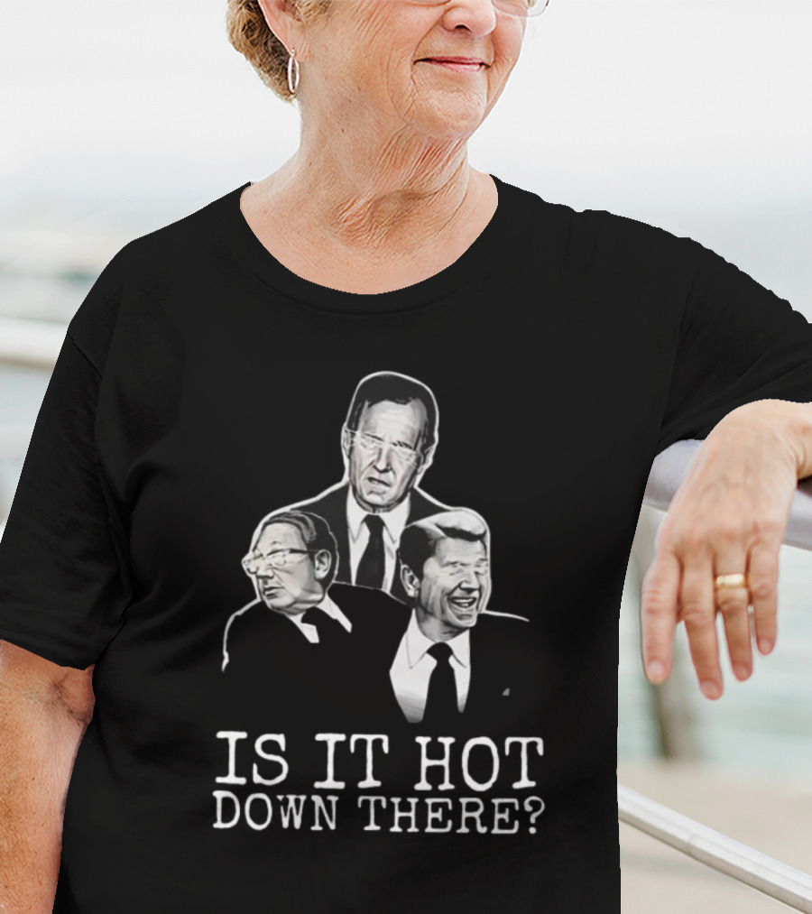 Hell Squad Is It Hot Down There? Figures In Suits T-Shirt