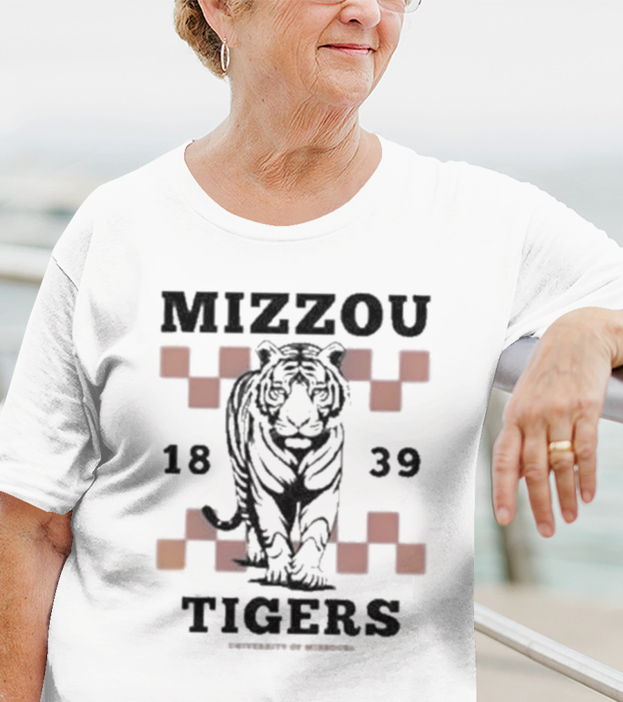 Mizzou Tigers Walking Tiger 1839 University Of Missouri T-Shirt