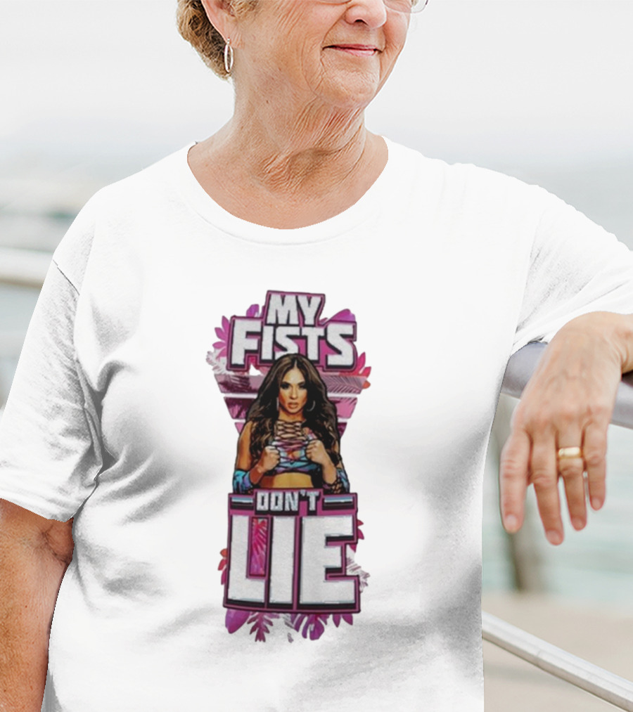 MY FISTS DON'T LIE Boxing Champion T-Shirt
