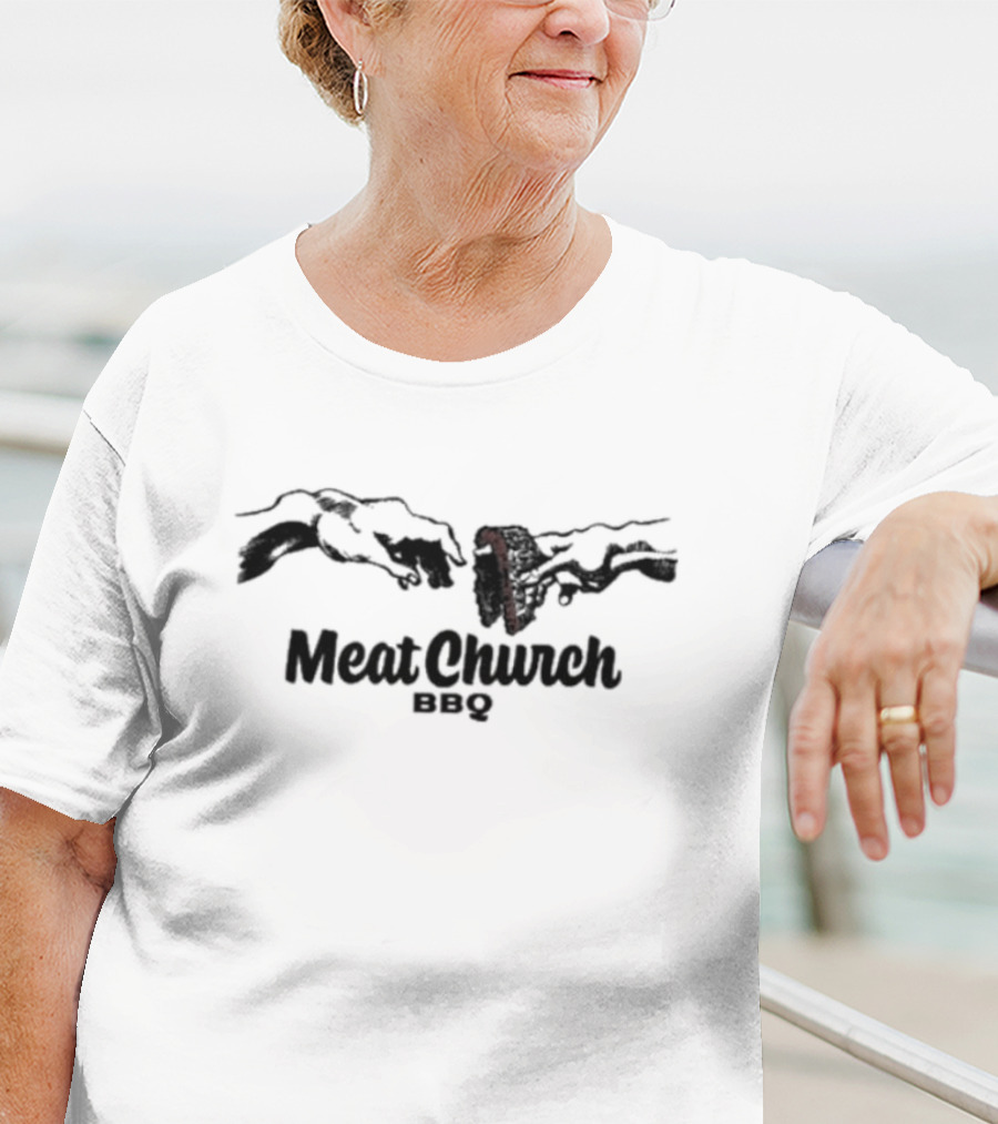 Hands Of Brisket Meat Church BBQ Creation T-Shirt