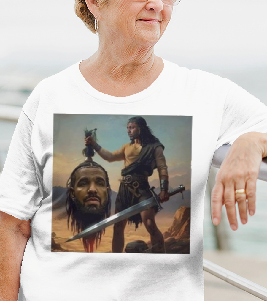 Hermainem Kendrick Holding Drake’s Head In Epic Scene T-Shirt