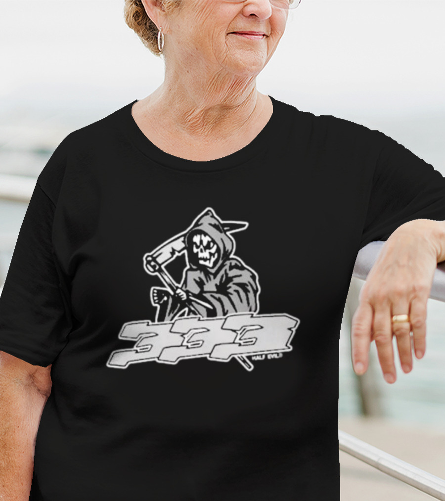 Hockey Reaper 333 Half Evil T-Shirt