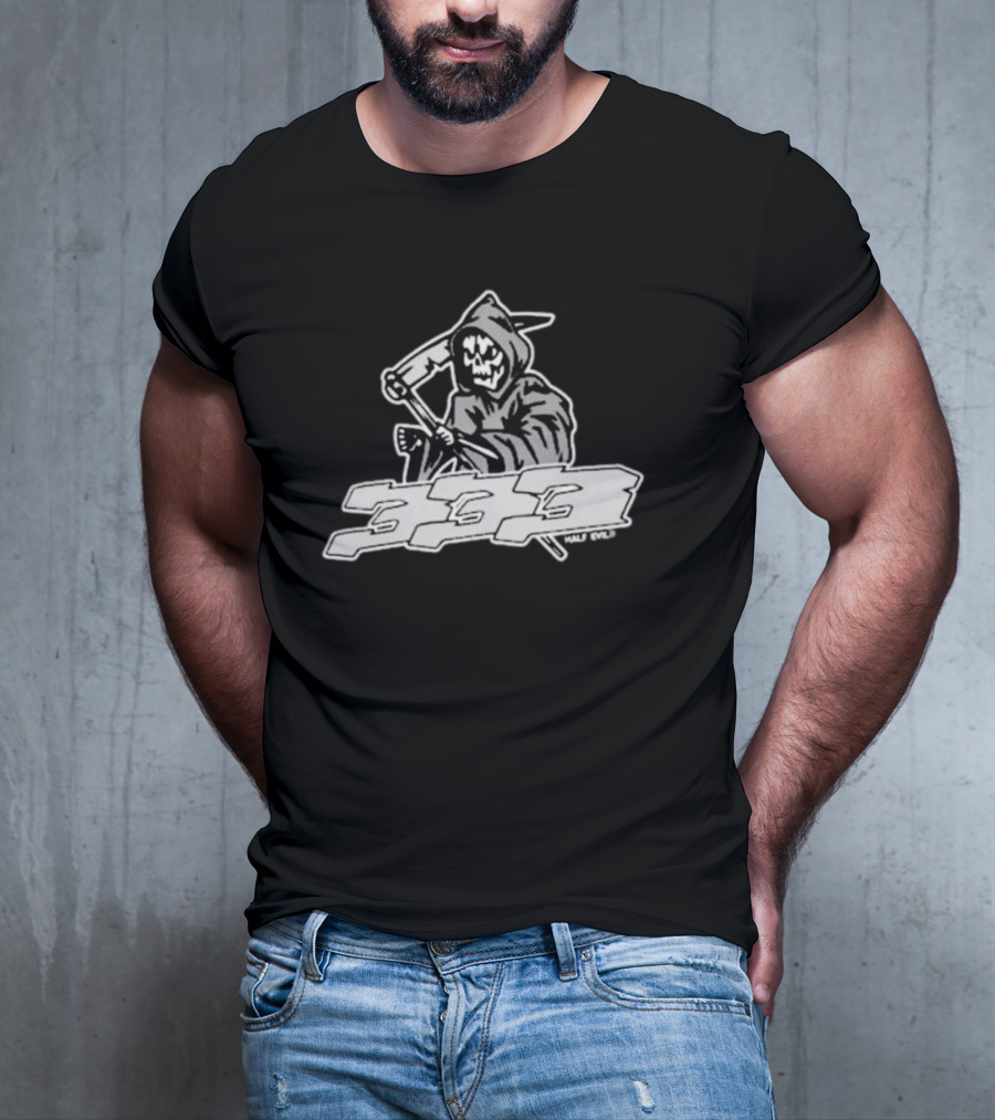Hockey Reaper 333 Half Evil T-Shirt