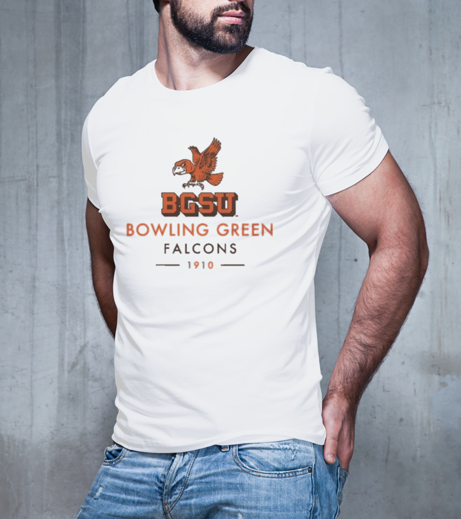 BGSU Bowling Green Falcons 1910 Vintage Falcon T-Shirt