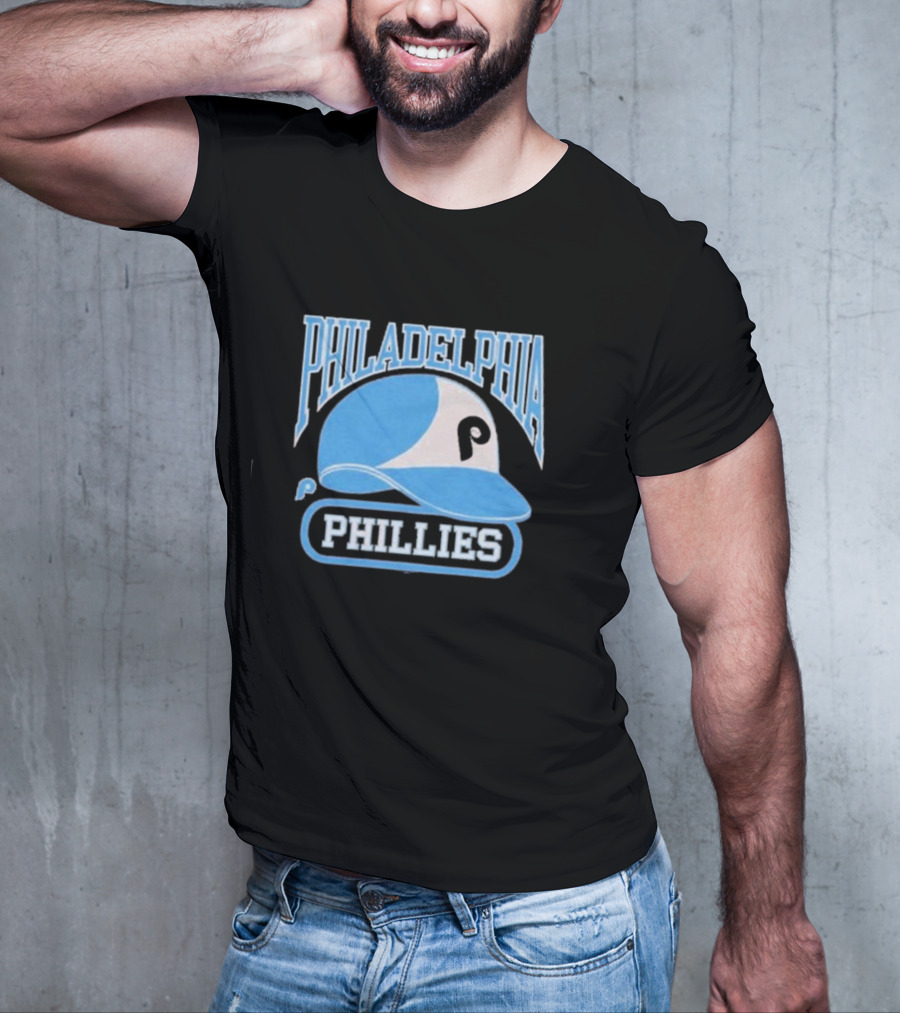 Philadelphia Phillies Blue Helmet Logo T-Shirt