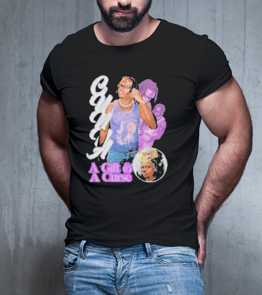 Wunna A Gift And A Curse Graphic Style Text And Portraits T-Shirt