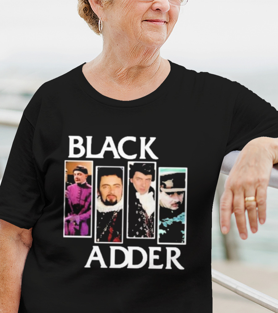 Black Adder Images Rowan Atkinson T-Shirt