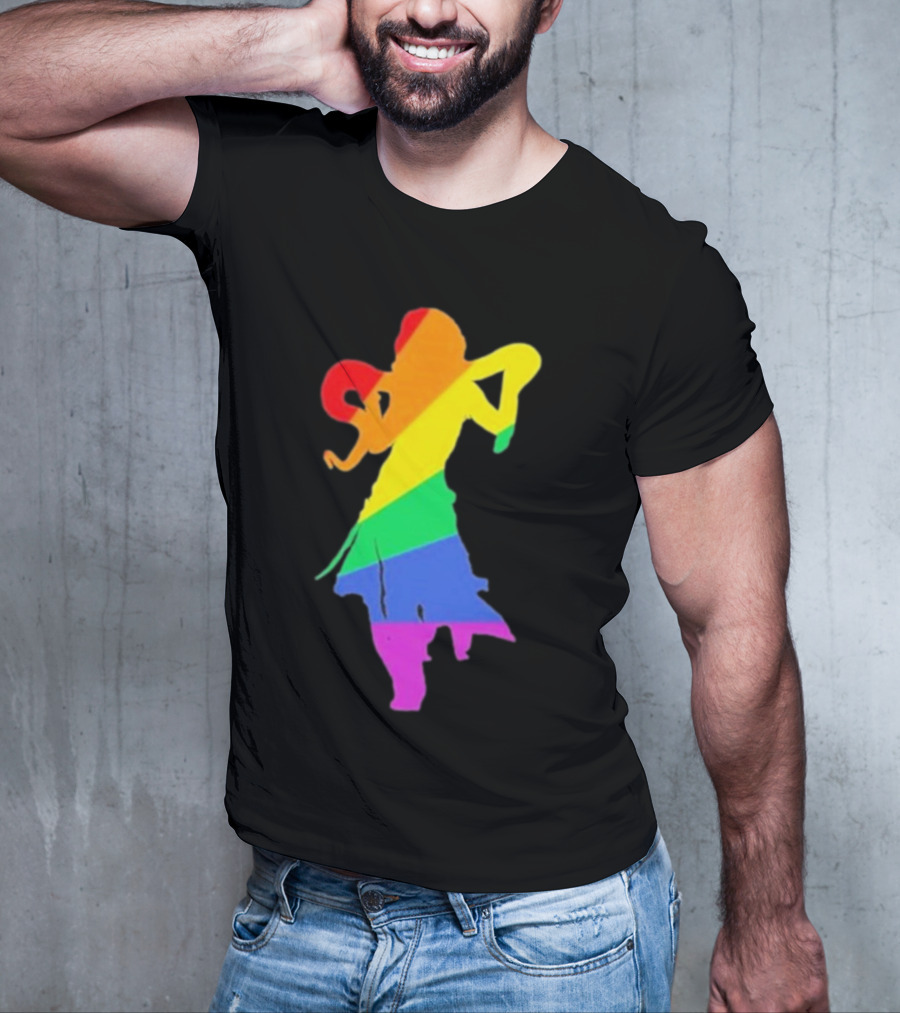 Abeardedhero Just Listen Rainbow T-Shirt