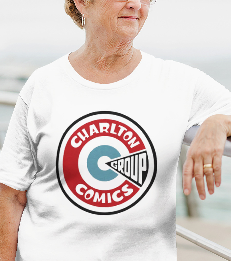 Charlton Comics Group Vintage Logo Circle Emblem T-Shirt
