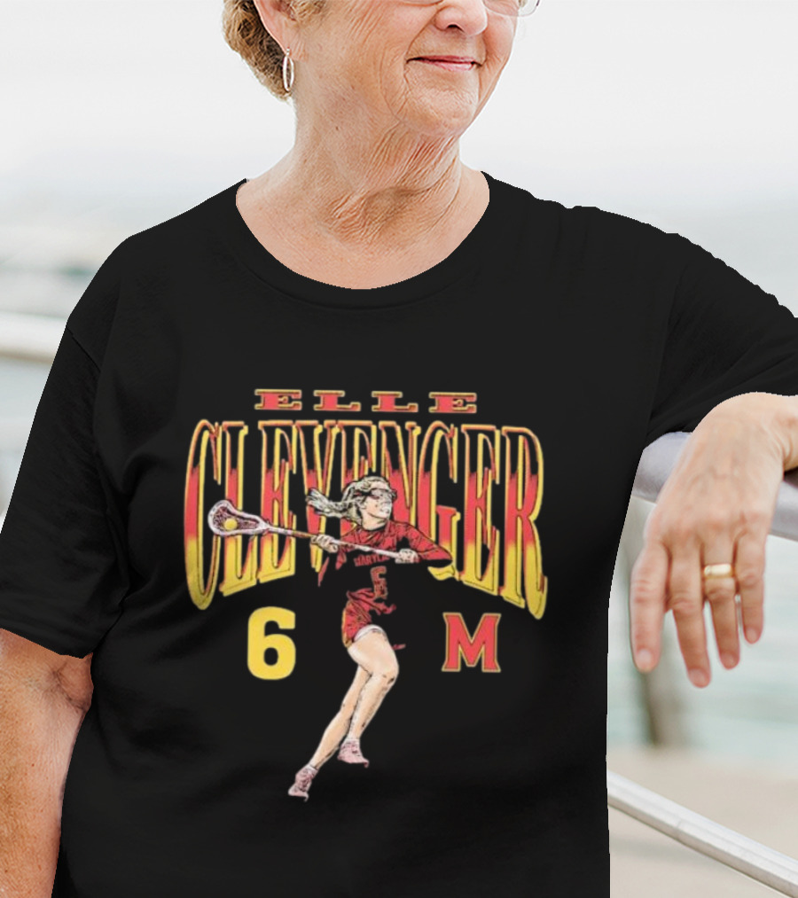 Eloise Clevenger Classics Collection Elle Clevenger 6 Maryland Lacrosse T-Shirt