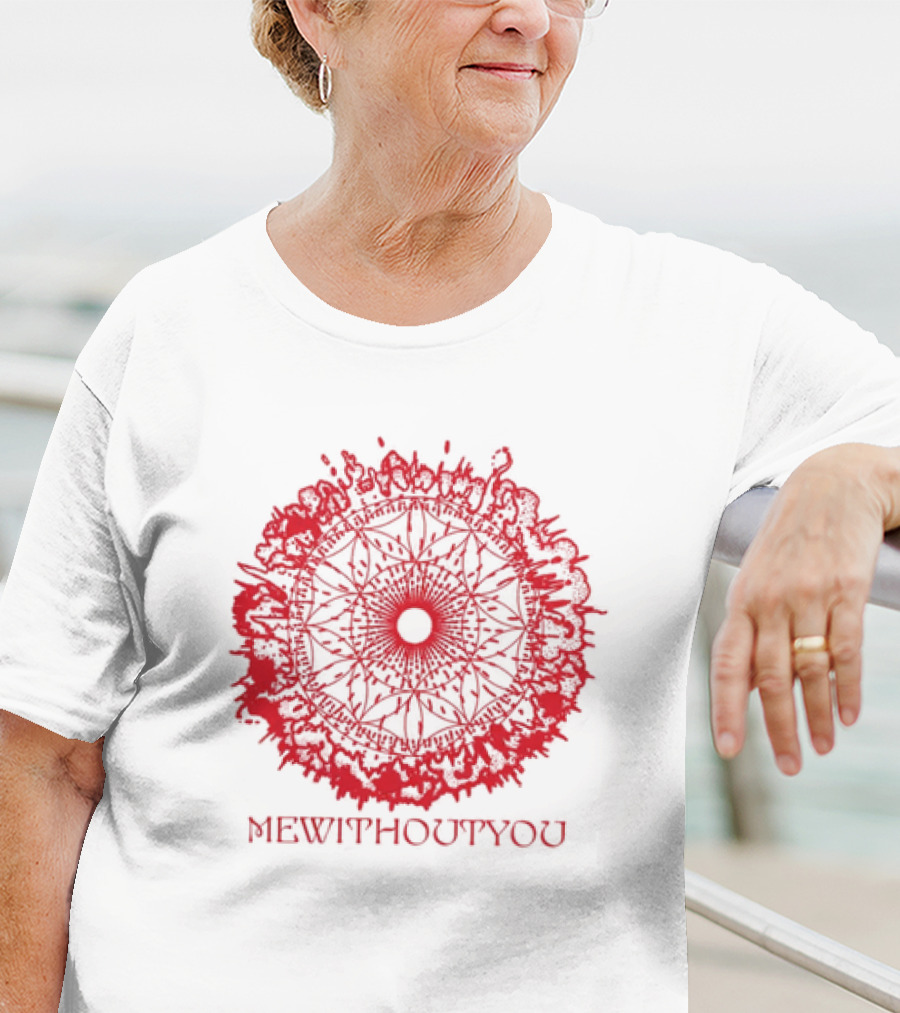 Mewithoutyou Red Symbolic Mandala T-Shirt