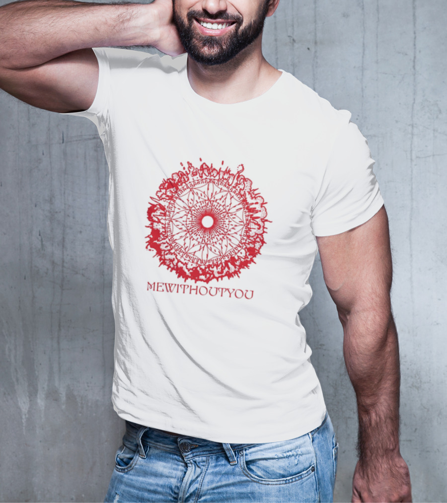 Mewithoutyou Red Symbolic Mandala T-Shirt