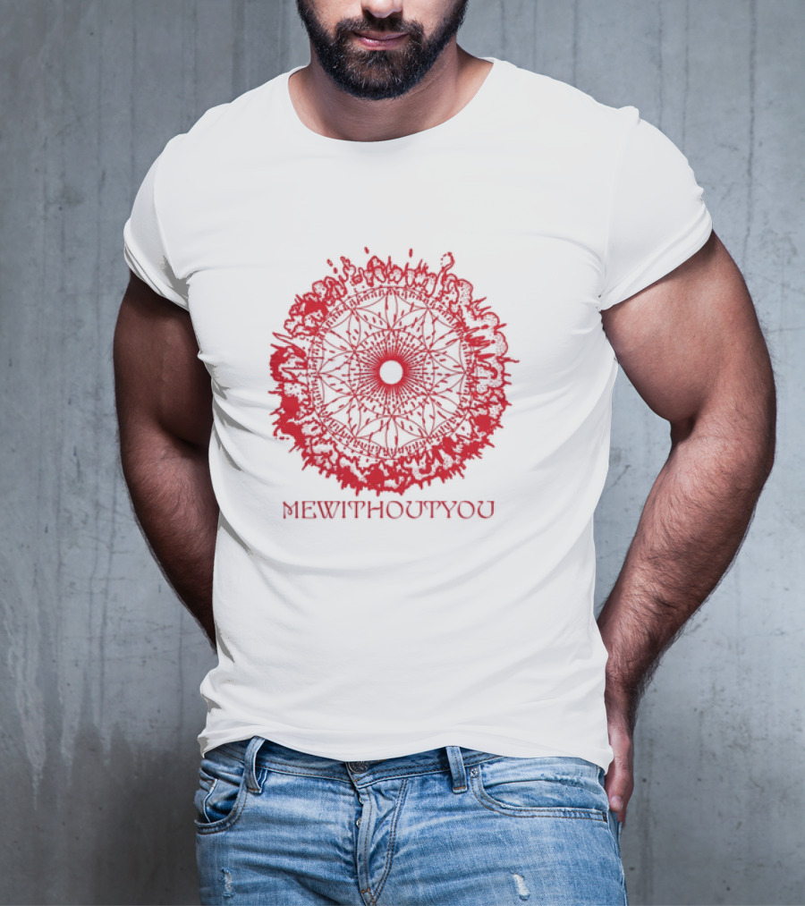 Mewithoutyou Red Symbolic Mandala T-Shirt