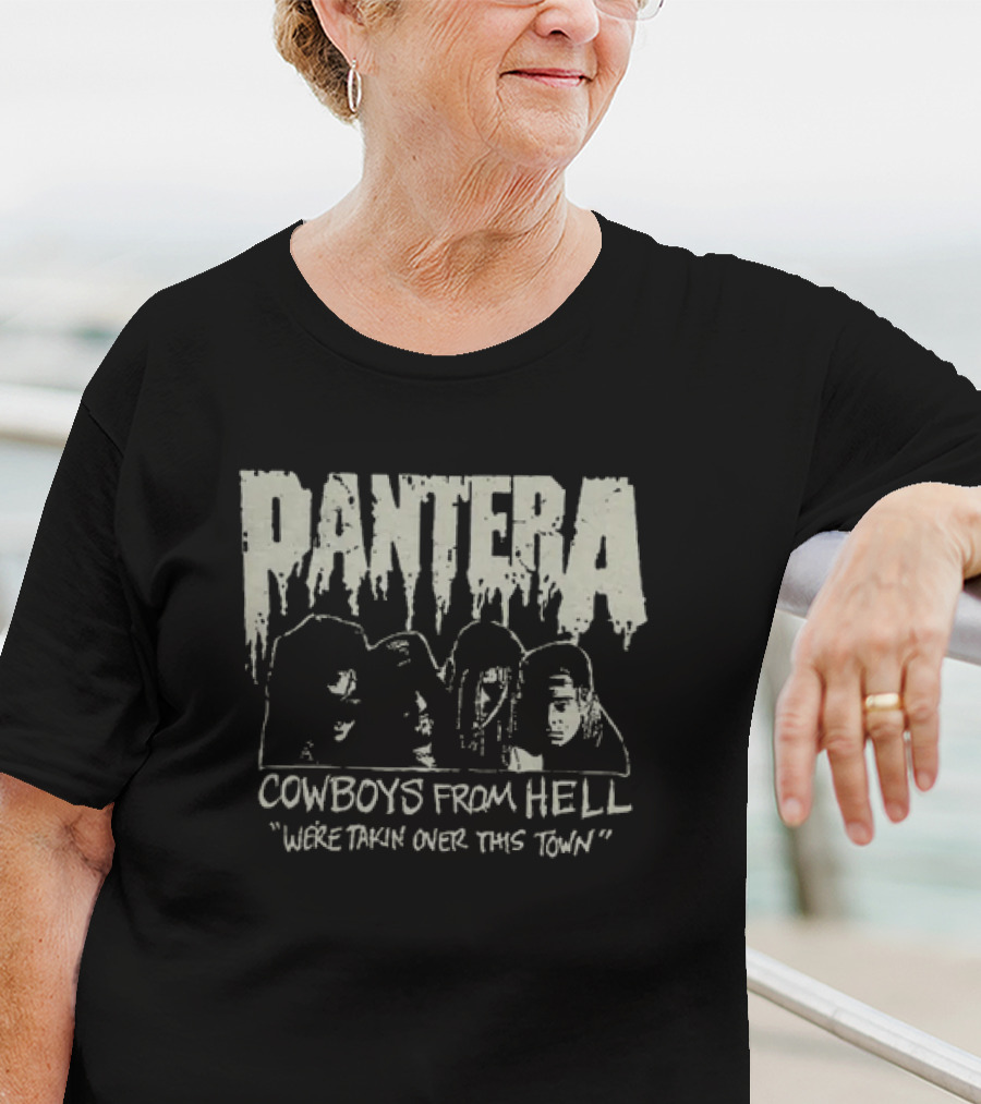 Pantera Cowboys From Hell We're Takin Over This Town T-Shirt