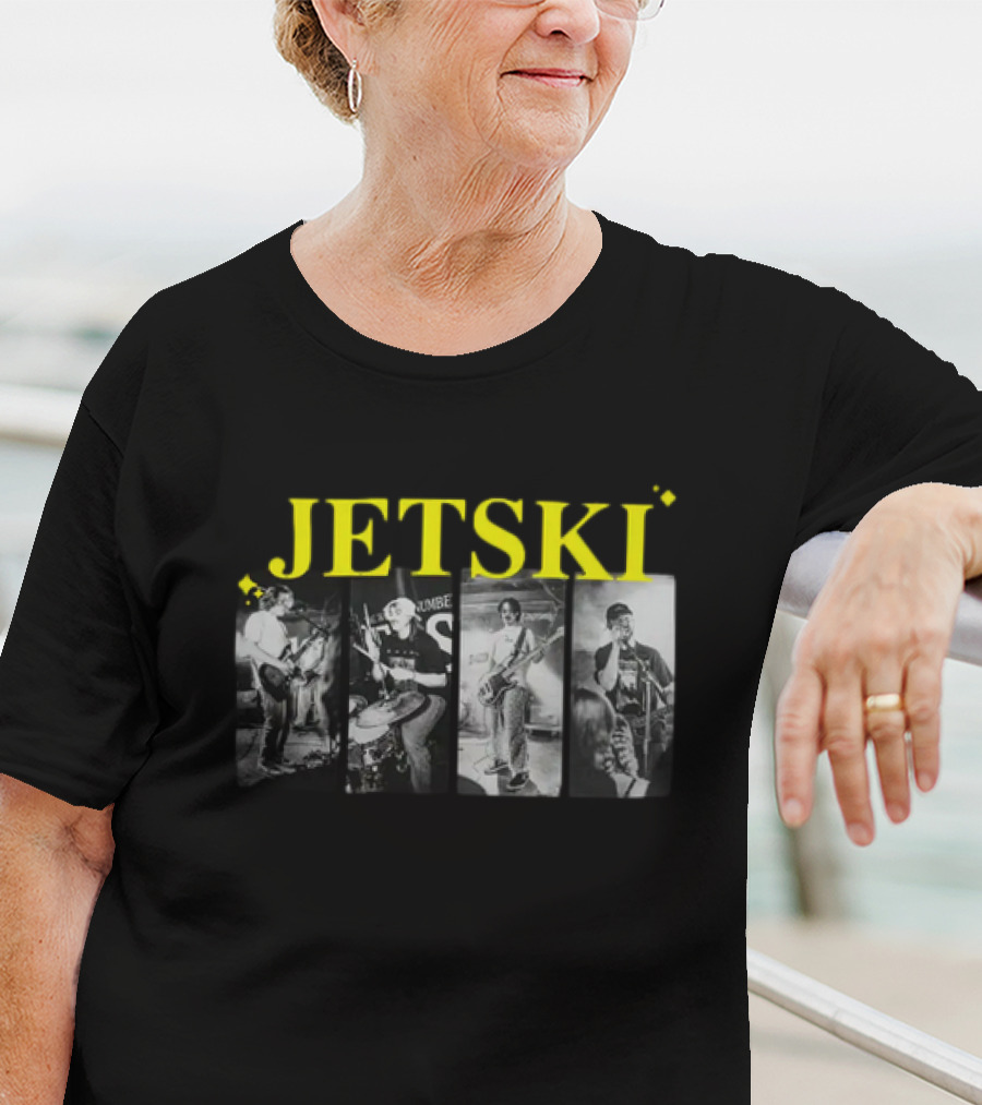 JETSKI Band Black And White Live Performance T-Shirt