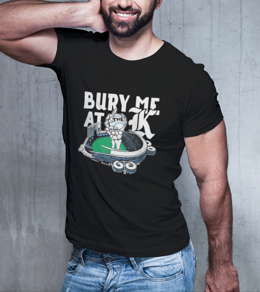 Kansas City Baseball Bury Me At The K Stadium T-Shirt