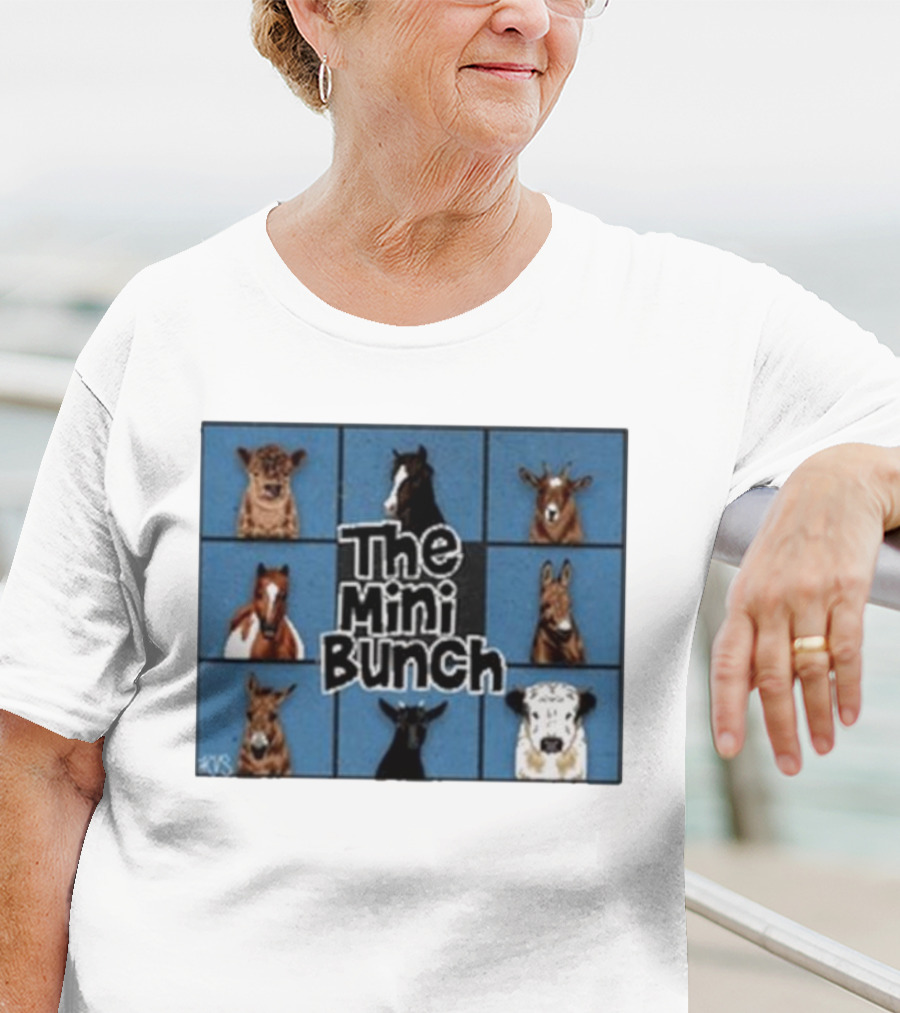 The Mini Bunch Nine Cartoon Animal Portraits T-Shirt