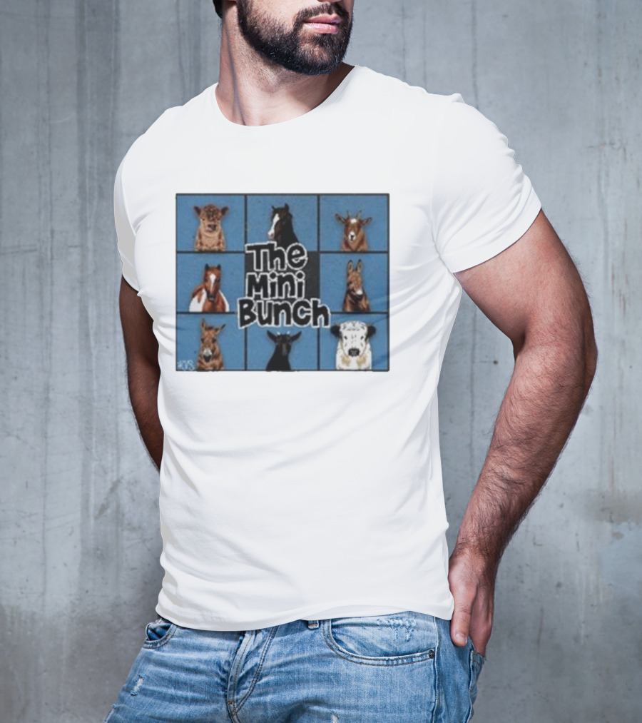 The Mini Bunch Nine Cartoon Animal Portraits T-Shirt