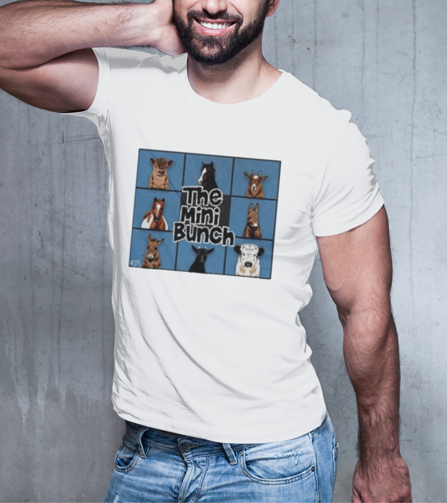 The Mini Bunch Nine Cartoon Animal Portraits T-Shirt