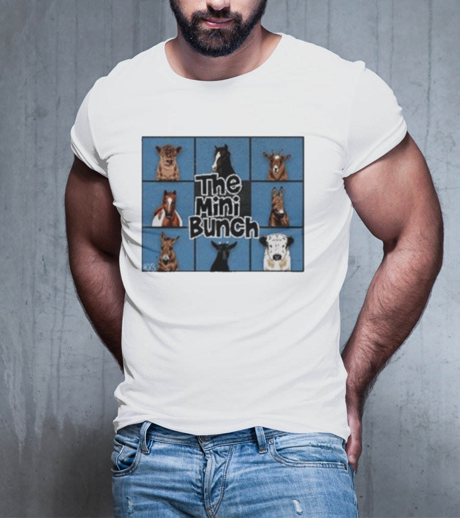 The Mini Bunch Nine Cartoon Animal Portraits T-Shirt