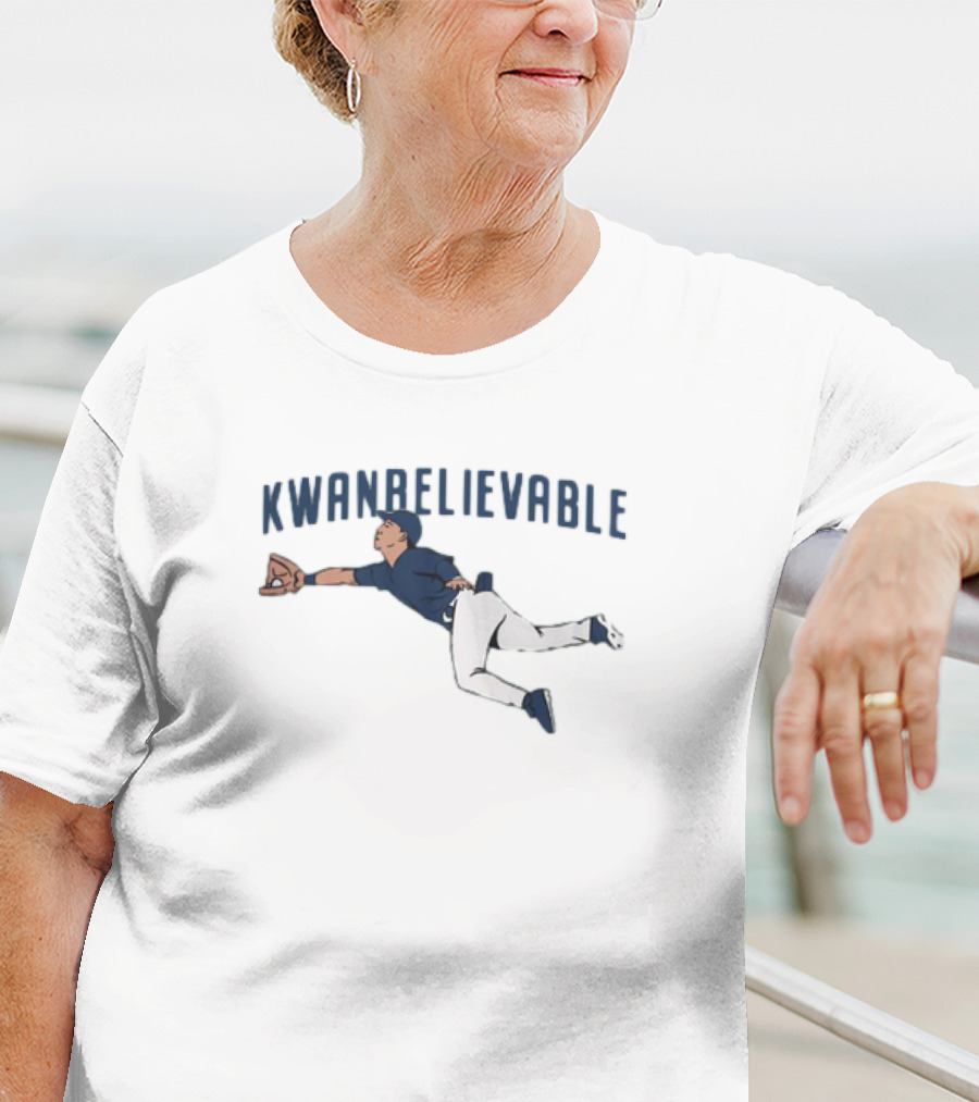 Kwanbelievable Cleveland Guardians Player Catch T-Shirt