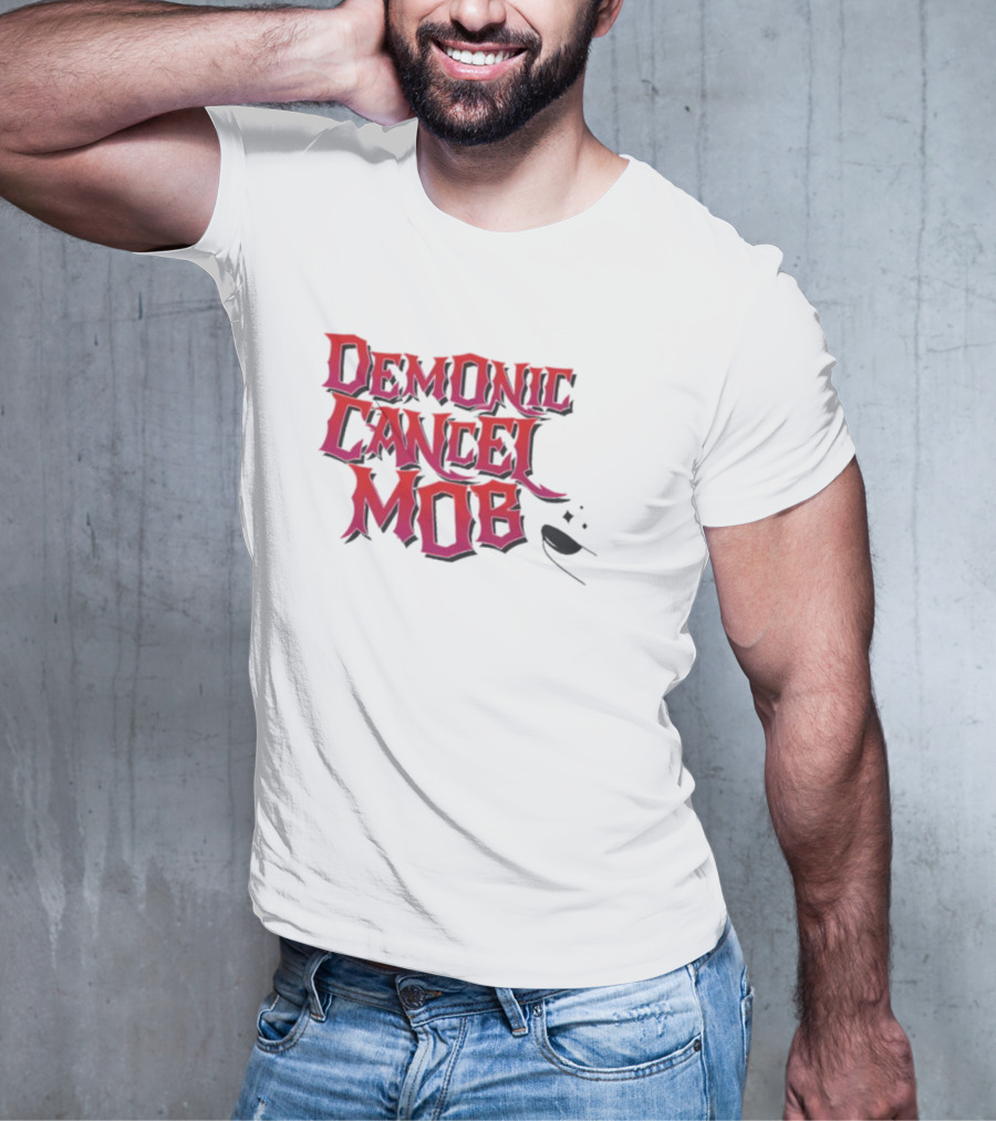 Demonic Cancel Mob Vintage Gothic T-Shirt