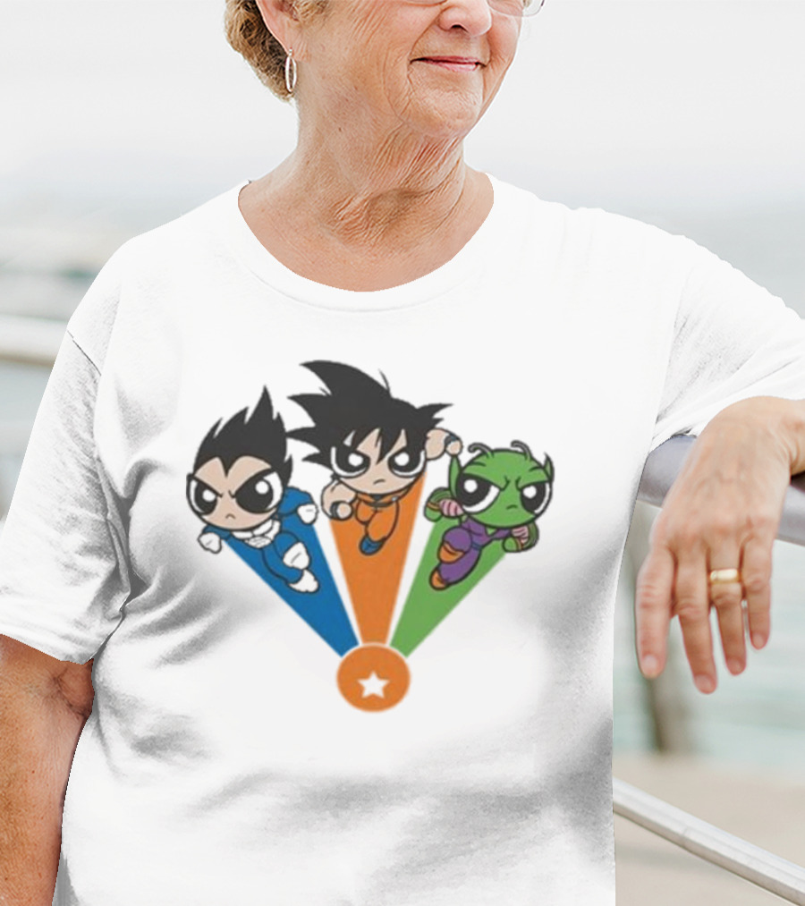 Geek Covers Powerball Boyz Anime Fusion Trio Jump T-Shirt