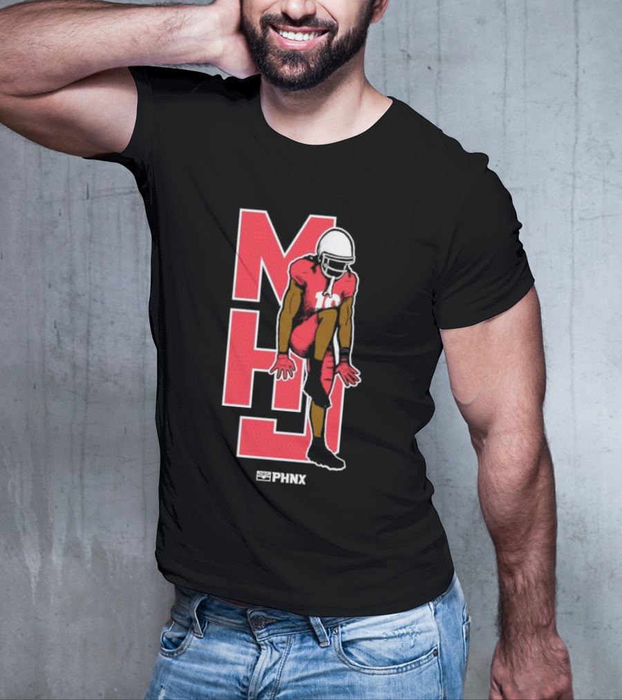 MHJ PHNX Cardinals Football Player Iconic Pose T-Shirt