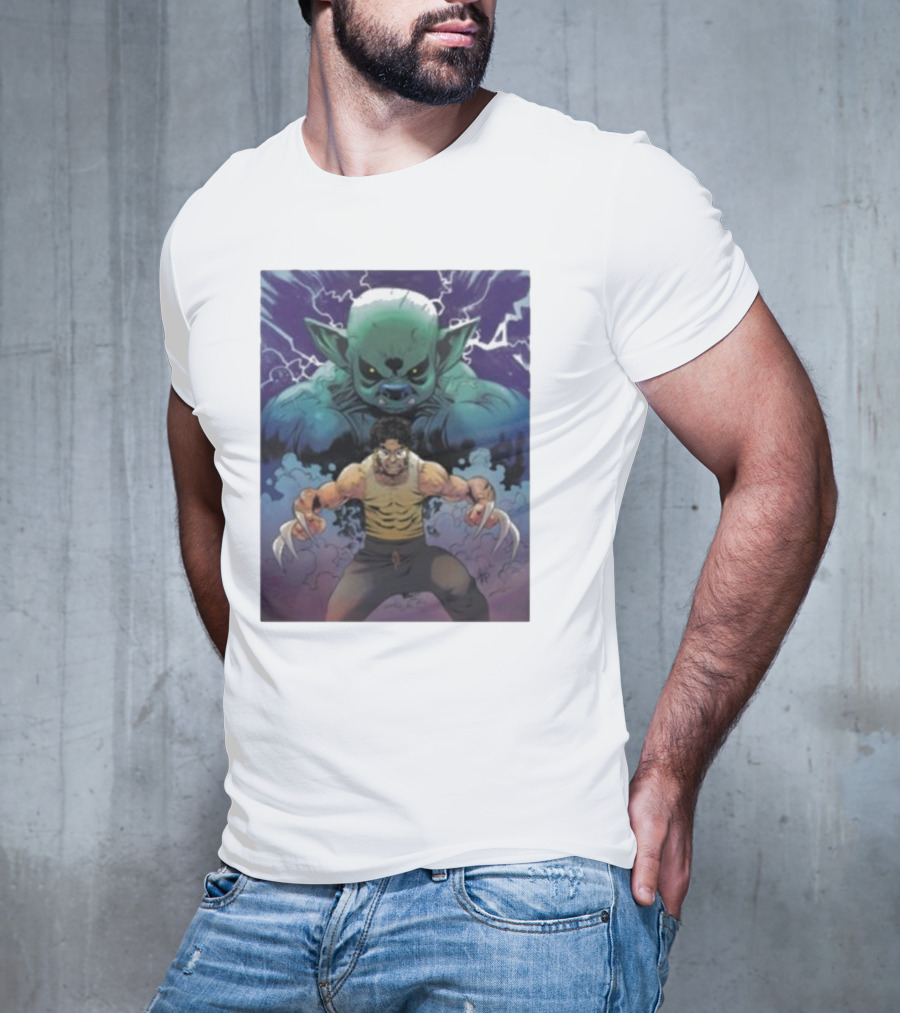 Rick Glassman Rick And Goblin Wolverine Style Fantasy T-Shirt