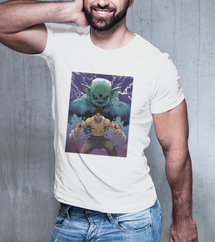Rick Glassman Rick And Goblin Wolverine Style Fantasy T-Shirt