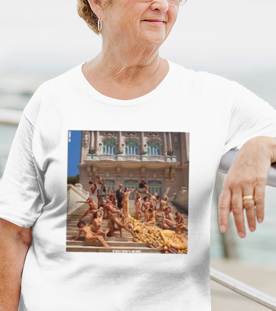 Sofi Tukker Bread Album Cover Art Dripping In Bread On Grand Staircase T-Shirt