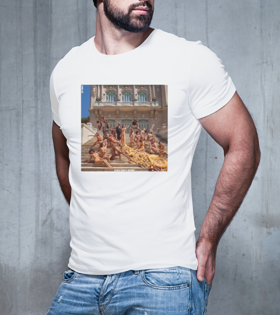 Sofi Tukker Bread Album Cover Art Dripping In Bread On Grand Staircase T-Shirt