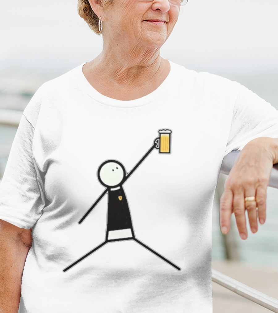 The Schottland Jumpman Stick Figure Beer Icon Scotland T-Shirt