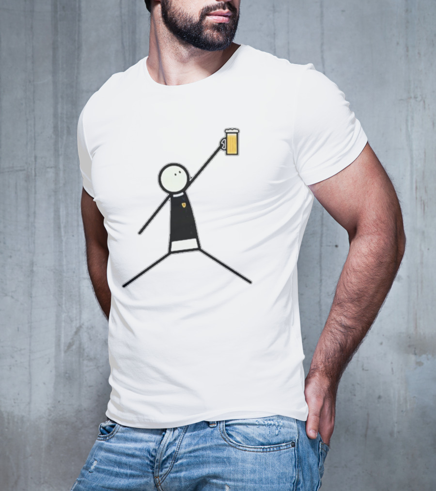 The Schottland Jumpman Stick Figure Beer Icon Scotland T-Shirt