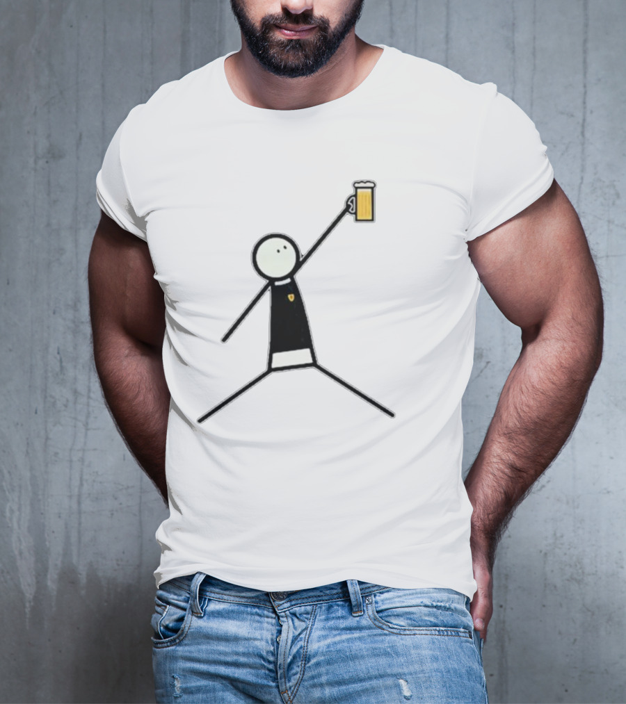 The Schottland Jumpman Stick Figure Beer Icon Scotland T-Shirt