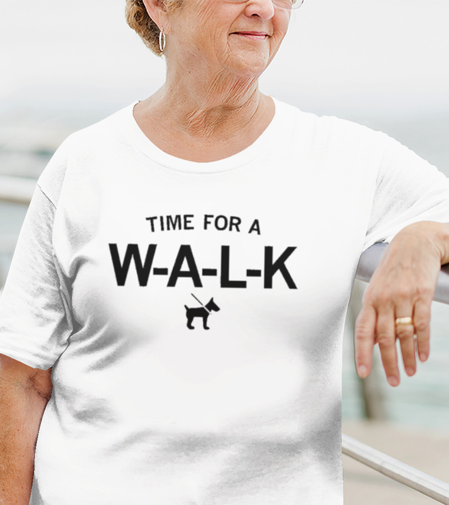 Time For A Walk With Dog T-Shirt