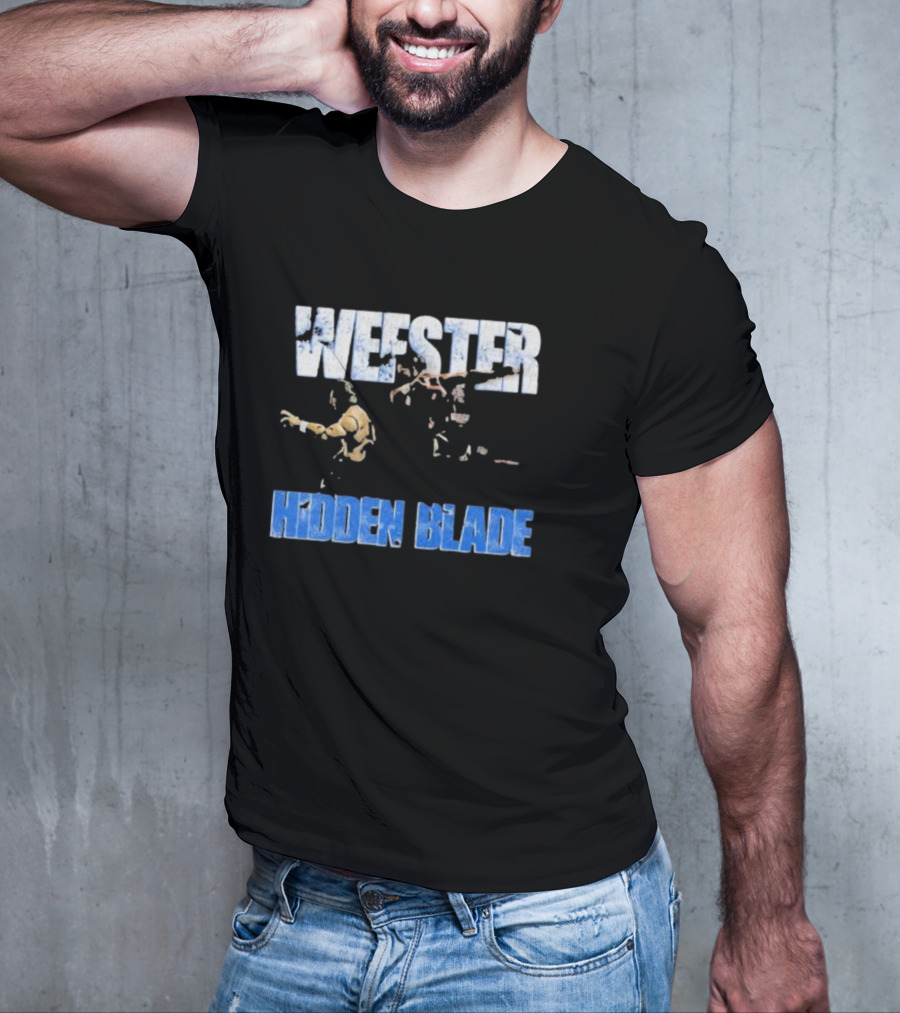 Wefster Hidden Blade Wrestling Action And Combat T-Shirt