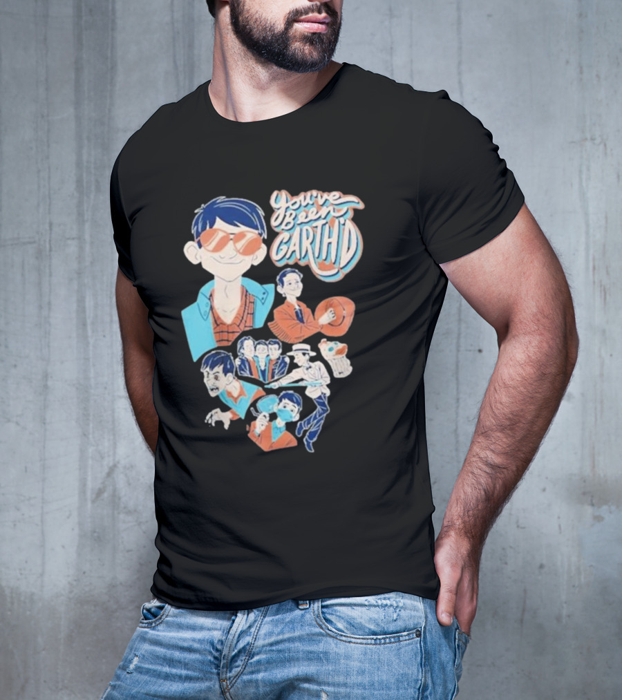 You’ve Been Garthed Blue Cartoon Character Collection T-Shirt