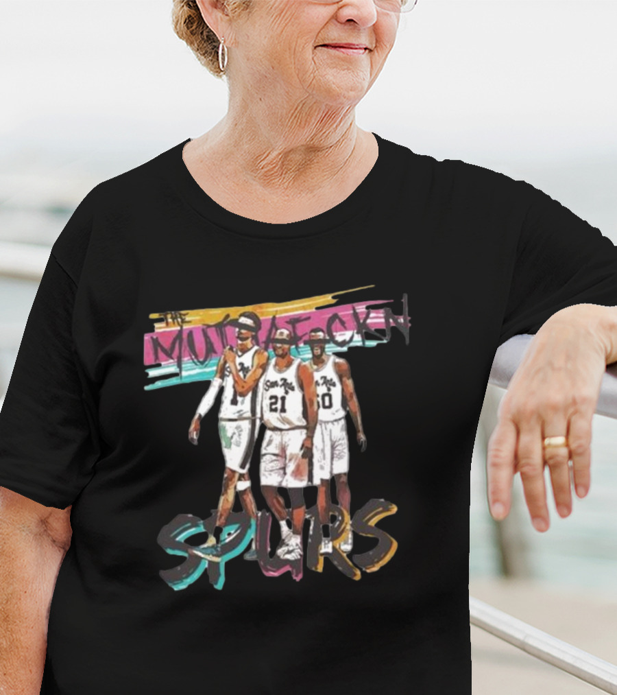 The Muthafckin Spurs San Antonio Basketball Team Trio T-Shirt