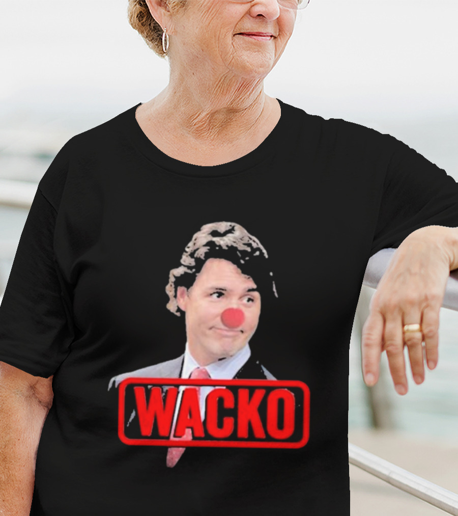 Trudeau Wacko Red Nose Canadian Clown T-Shirt