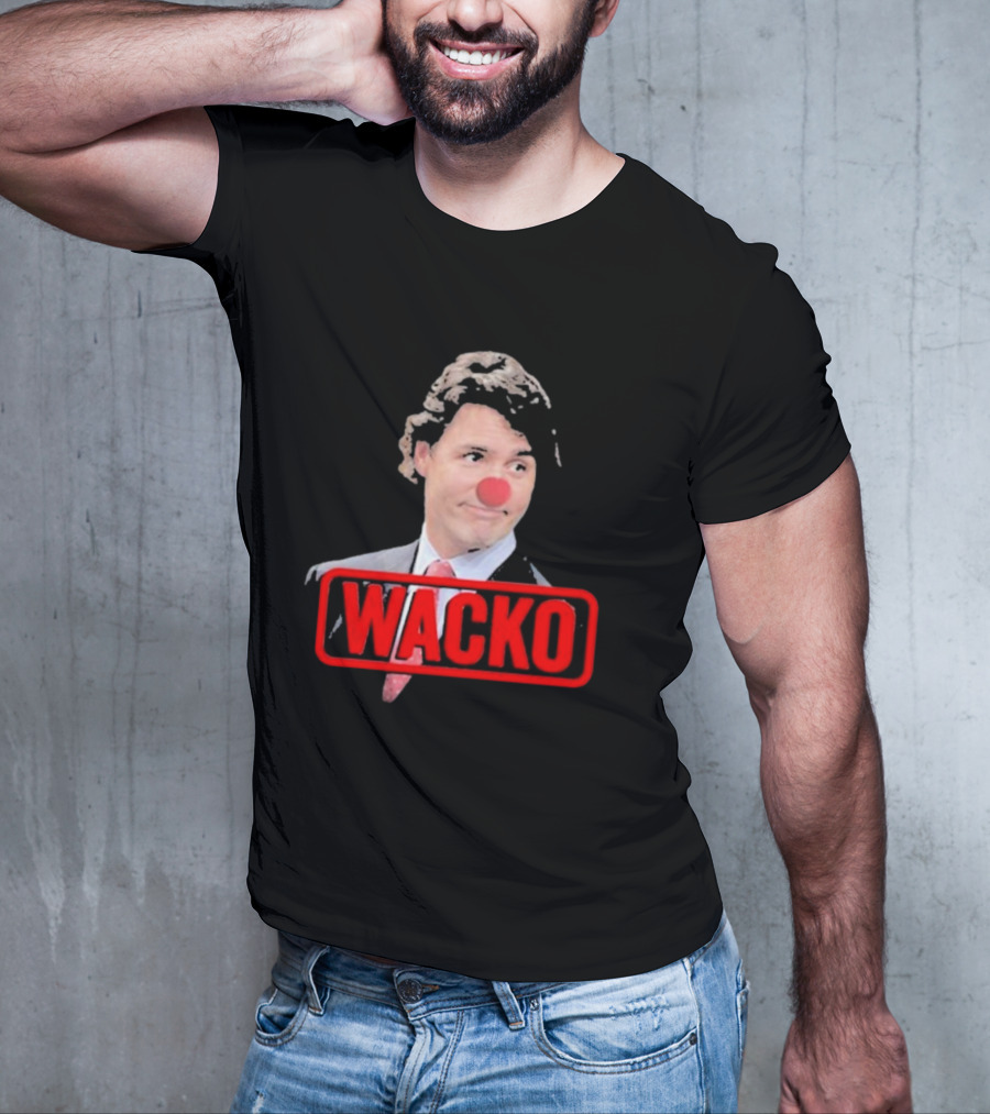 Trudeau Wacko Red Nose Canadian Clown T-Shirt