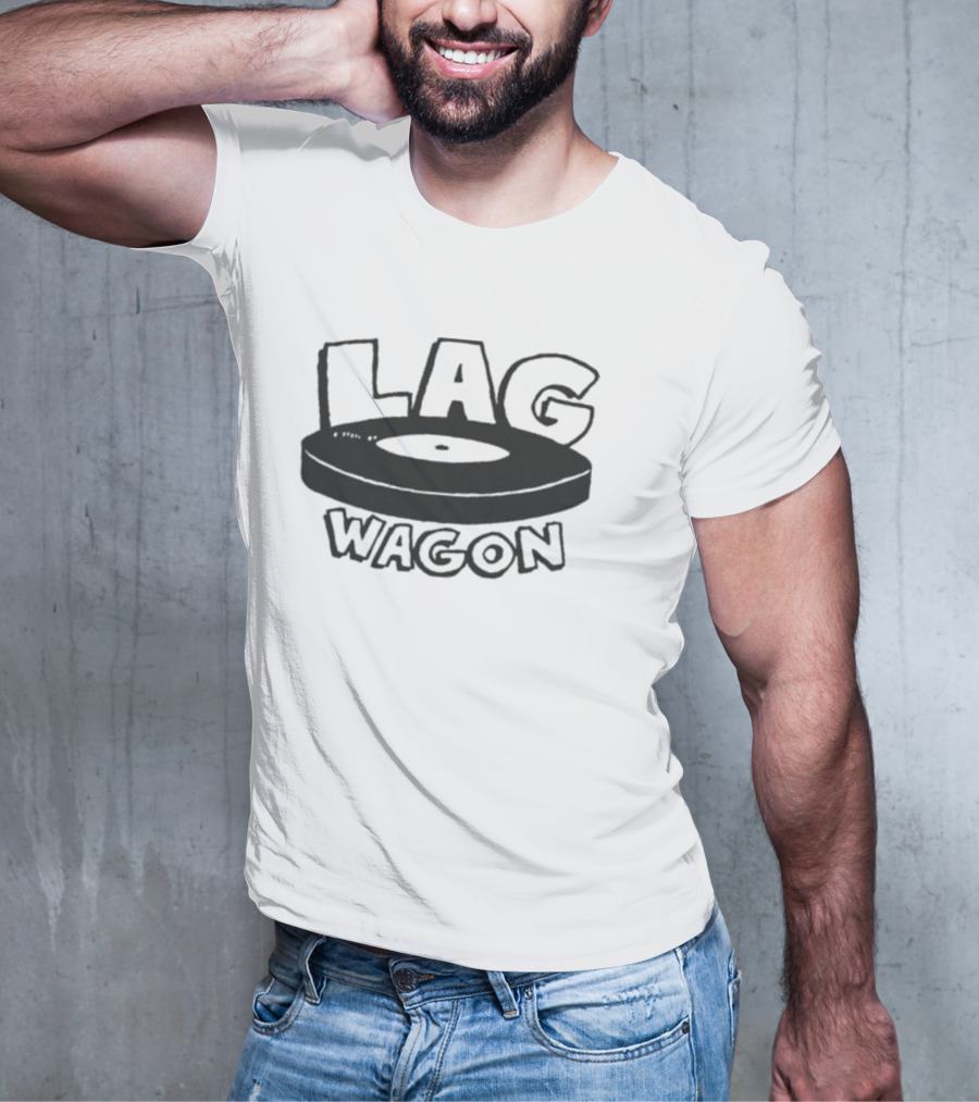 Lagwagon Wagon Vinyl Record T-Shirt