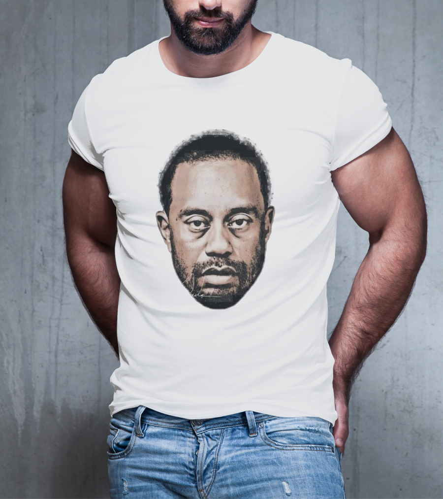 Tiger Woods Face Shot T-Shirt