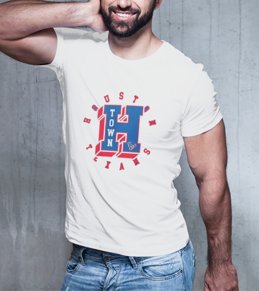 Houston Texans Hometown 'H' Icon With Team T-Shirt