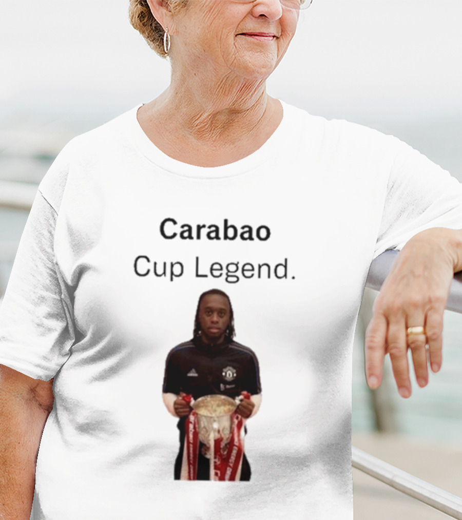 Carabao Cup Legend Football Icon Holding Trophy T-Shirt
